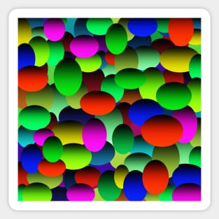 Crazy Bubble Eggs Sticker